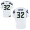 Men’s Nike Seattle Seahawks #32 Chris Carson Elite White Jersey
