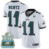 Nike Eagles #11 Carson Wentz White Super Bowl LII Champions Men’s Stitched NFL Vapor Untouchable Limited Jersey