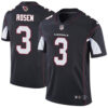 Nike Arizona Cardinals #3 Josh Rosen Black Alternate Men’s Stitched NFL Vapor Untouchable Limited Jersey