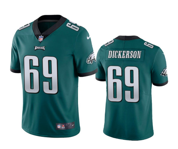Men’s Philadelphia Eagles #69 Landon Dickerson Green Vapor Untouchable Limited Stitched Jersey