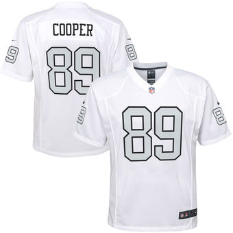 Men’s Oakland Raiders #89 Amari Cooper Nike White Color Rush Game Jersey