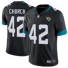 Nike Jacksonville Jaguars #42 Barry Church Black Alternate Men’s Stitched NFL Vapor Untouchable Limited Jersey