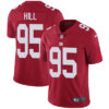 Nike New York Giants #95 B.J. Hill Red Alternate Men’s Stitched NFL Vapor Untouchable Limited Jersey