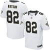 Men’s New Orleans Saints #82 Benjamin Watson White Road NFL Nike Elite Jersey
