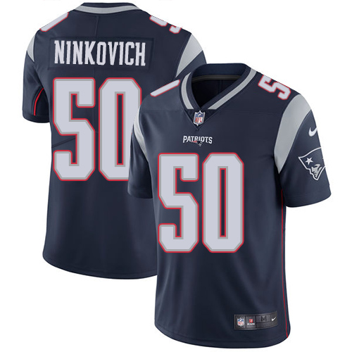 Nike New England Patriots #50 Rob Ninkovich Navy Blue Team Color Men’s Stitched NFL Vapor Untouchable Limited Jersey