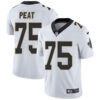 Nike New Orleans Saints #75 Andrus Peat White Men’s Stitched NFL Vapor Untouchable Limited Jersey