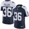Cowboys #36 Tony Pollard Navy Blue Thanksgiving Men’s Stitched Football Vapor Untouchable Limited Throwback Jersey