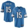 Nike Detroit Lions #15 Golden Tate III Light Blue Game Jersey