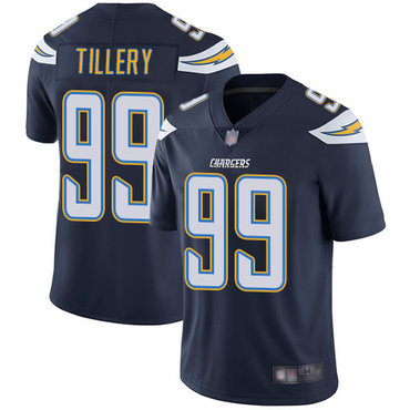 Chargers #99 Jerry Tillery Navy Blue Team Color Men’s Stitched Football Vapor Untouchable Limited Jersey