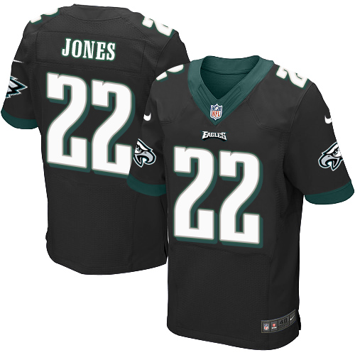 Nike Philadelphia Eagles #22 Sidney Jones Black Alternate Men’s Stitched NFL New Elite Jersey