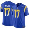 Men’s Los Angeles Rams #17 Puka Nacua Blue 2023 F.U.S.E. Vapor Untouchable Football Stitched Jersey