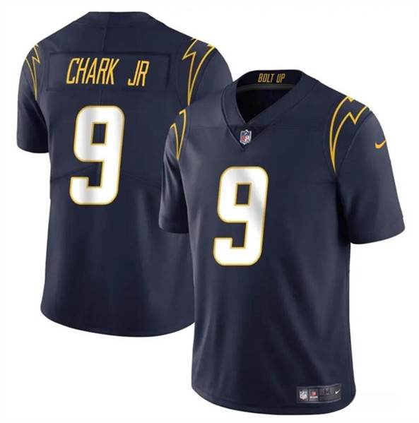 Men’s Los Angeles Chargers #9 DJ Chark Jr Navy 2024 Vapor Limited Football Stitched Jersey