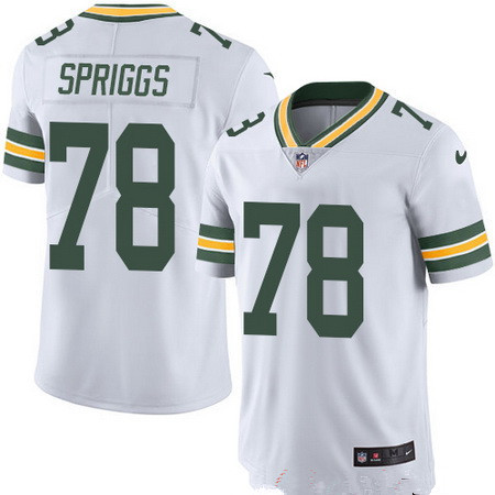 Men’s Green Bay Packers #78 Jason Spriggs White 2016 Color Rush Stitched NFL Nike Limited Jersey