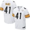 Men’s Pittsburgh Steelers #41 Antwon Blake White Road NFL Nike Elite Jersey