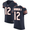 Nike Chicago Bears #12 Allen Robinson II Navy Blue Team Color Men’s Stitched NFL Vapor Untouchable Elite Jersey