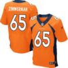 Men’s Denver Broncos #65 Gary Zimmerman Orange Retired Player NFL Nike Elite Jersey