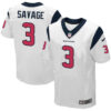 Nike Texans #3 Tom Savage White Men’s Stitched NFL Elite Jersey