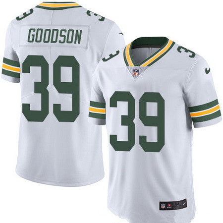 Men’s Green Bay Packers #39 Demetri Goodson White 2016 Color Rush Stitched NFL Nike Limited Jersey