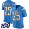 Chargers #25 Melvin Gordon III Electric Blue Alternate Men’s Stitched Football 100th Season Vapor Limited Jersey