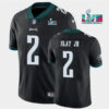 Men’s Philadelphia Eagles #2 Darius Slay JR Black Super Bowl LVII Patch Vapor Untouchable Limited Stitched Jersey