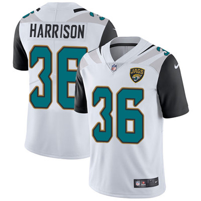 Nike Jacksonville Jaguars #36 Ronnie Harrison White Men’s Stitched NFL Vapor Untouchable Limited Jersey