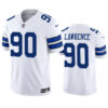 Men’s Dallas Cowboys #90 Demarcus Lawrence White 2023 F.U.S.E. Vapor Limited Stitched Football Jersey