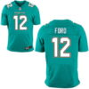 Men’s 2017 NFL Draft Miami Dolphins #12 Isaiah Ford Green Team Color Stitched NFL Nike Elite Jersey