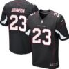 Men’s Arizona Cardinals #23 Chris Johnson Black Alternate NFL Nike Elite Jersey