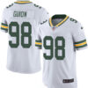 Men’s Green Bay Packers #98 Letroy Guion White 2016 Color Rush Stitched NFL Nike Limited Jersey