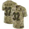 Nike Bengals #32 Mark Walton Camo Men’s Stitched NFL Limited 2018 Salute To Service Jersey