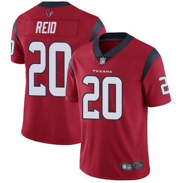 Texans #20 Justin Reid Red Alternate Men’s Stitched Football Vapor Untouchable Limited Jersey