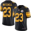 Nike Steelers #23 Mike Mitchell Black Men’s Stitched NFL Limited Rush Jersey