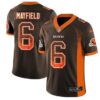 Nike Cleveland Browns #6 Baker Mayfield Brown Team Color Men’s Stitched NFL Limited Rush Drift Fashion Jersey