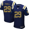 Men’s New York Jets #29 Bilal Powell Navy Blue Alternate NFL Nike Elite Jersey