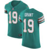 Nike Miami Dolphins #19 Jakeem Grant Aqua Green Alternate Men’s Stitched NFL Vapor Untouchable Elite Jersey