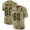 Nike Bears 80 Trey Burton Camo Men’s Stitched NFL Limited 2018 Salute To Service Jersey