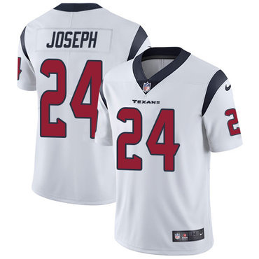 Nike Houston Texans #24 Johnathan Joseph White Men’s Stitched NFL Vapor Untouchable Limited Jersey