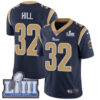 #32 Limited Troy Hill Navy Blue Nike NFL Home Men’s Jersey Los Angeles Rams Vapor Untouchable Super Bowl LIII Bound