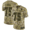 Nike Vikings #75 Brian O’Neill Camo Men’s Stitched NFL Limited 2018 Salute To Service Jersey