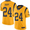 Rams #24 Taylor Rapp Gold Men’s Stitched Football Limited Rush Jersey