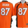 Nike Denver Broncos #87 Eric Decker Orange Game Jersey