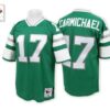 Philadelphia Eagles #17 Harold Carmichael Light Green Throwback Jersey
