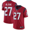Texans #27 Jose Altuve Red Alternate Men’s Stitched Football Vapor Untouchable Limited Jersey