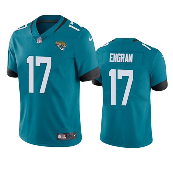 Men’s Jacksonville Jaguars #17 Evan Engram Teal 2023 Vapor Untouchable Limited Stitched Jersey