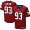 Men’s Houston Texans #93 Jared Crick Red Alternate NFL Nike Elite Jersey