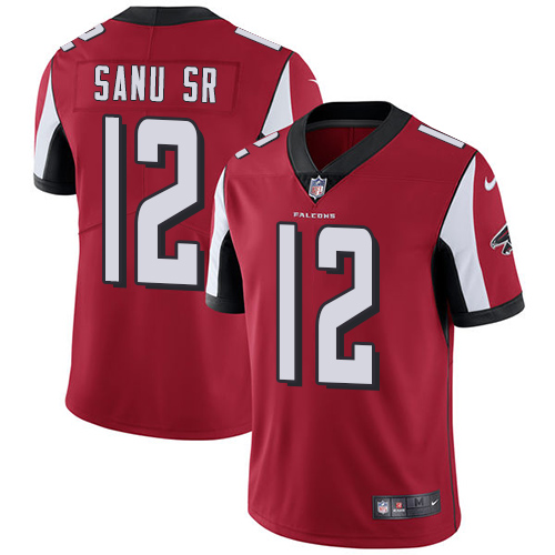 Nike Atlanta Falcons #12 Mohamed Sanu Sr Red Team Color Men’s Stitched NFL Vapor Untouchable Limited Jersey
