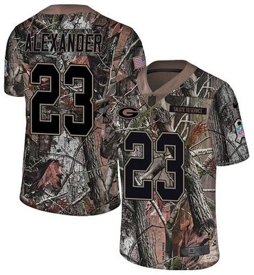Nike Packers #23 Jaire Alexander Camo Men’s Stitched NFL Limited Rush Realtree Jersey