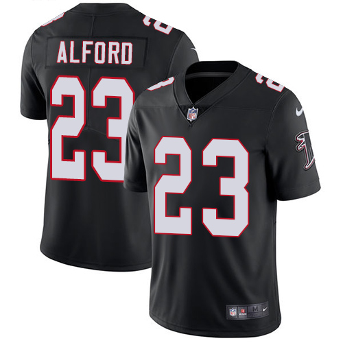 Nike Atlanta Falcons #23 Robert Alford Black Alternate Men’s Stitched NFL Vapor Untouchable Limited Jersey