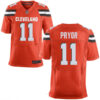 Men’s Cleveland Browns #11 Terrelle Pryor Orange Alternate Stitched NFL Nike Elite Jersey