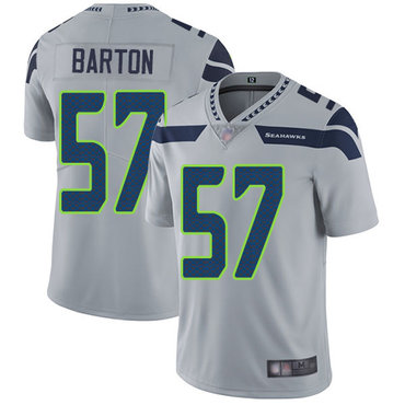 Seahawks #57 Cody Barton Grey Alternate Men’s Stitched Football Vapor Untouchable Limited Jersey